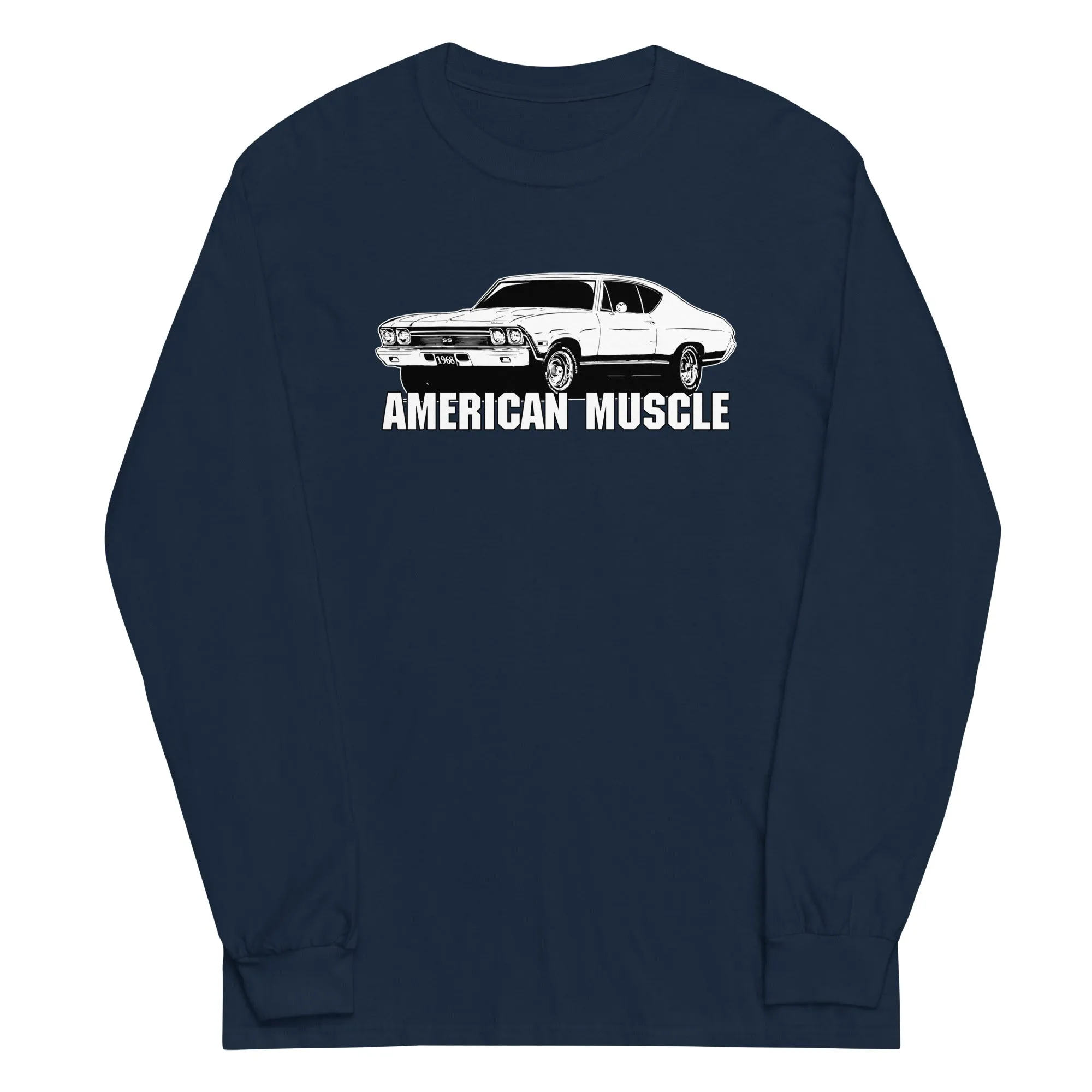 1968 Chevelle American Muscle Long Sleeve T-Shirt