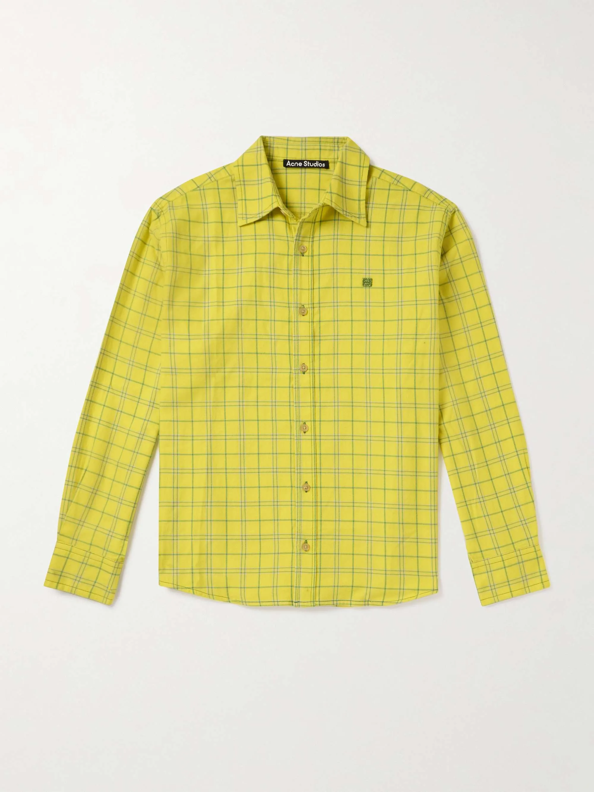 Acne Studios  |Button-down Other Plaid Patterns Unisex Street Style