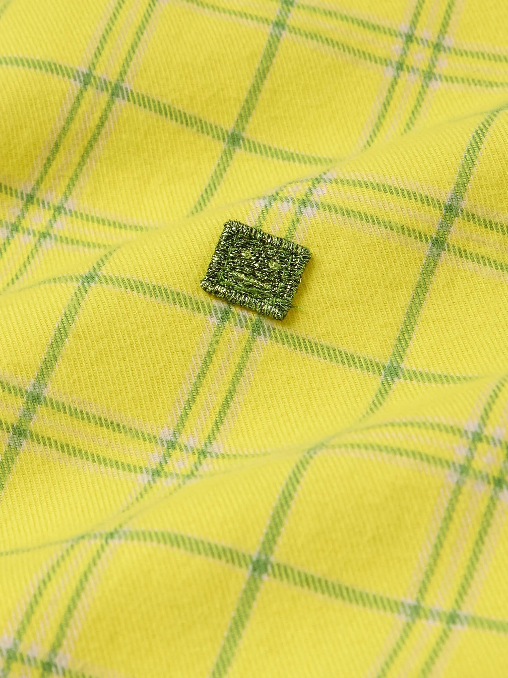 Acne Studios  |Button-down Other Plaid Patterns Unisex Street Style