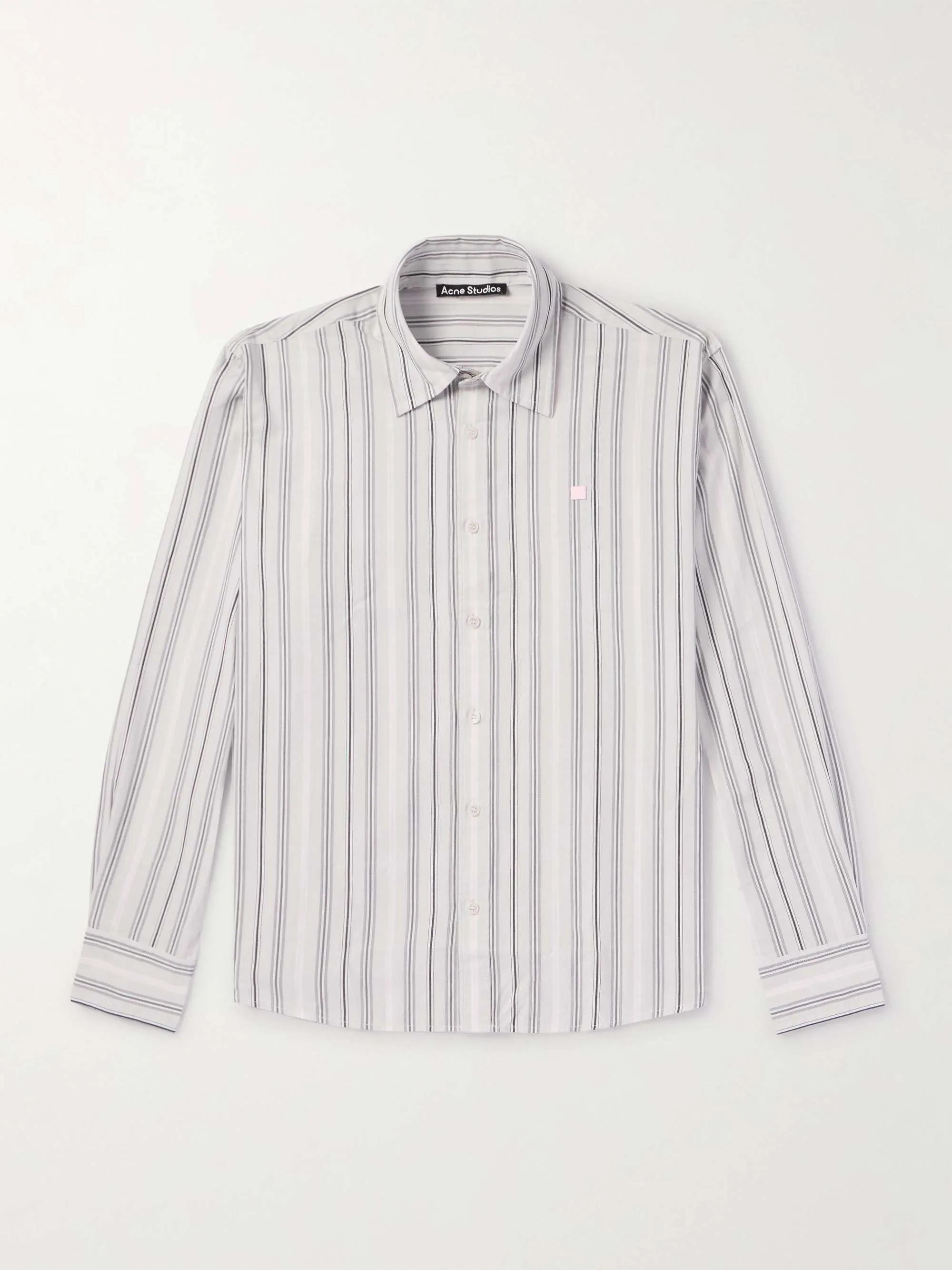 Acne Studios  |Button-down Stripes Unisex Street Style Long Sleeves Cotton