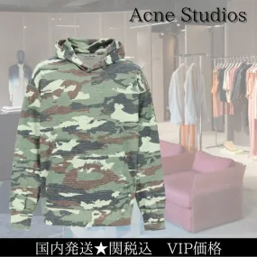 Acne Studios  |Camouflage Unisex Street Style Long Sleeves Cotton Designers