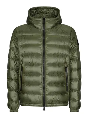 Add Green Quilted Down Jacket