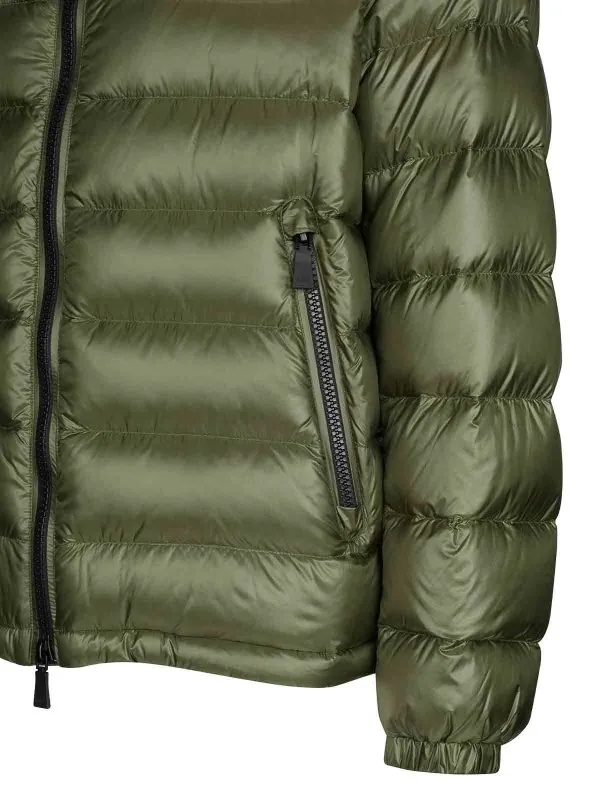 Add Green Quilted Down Jacket