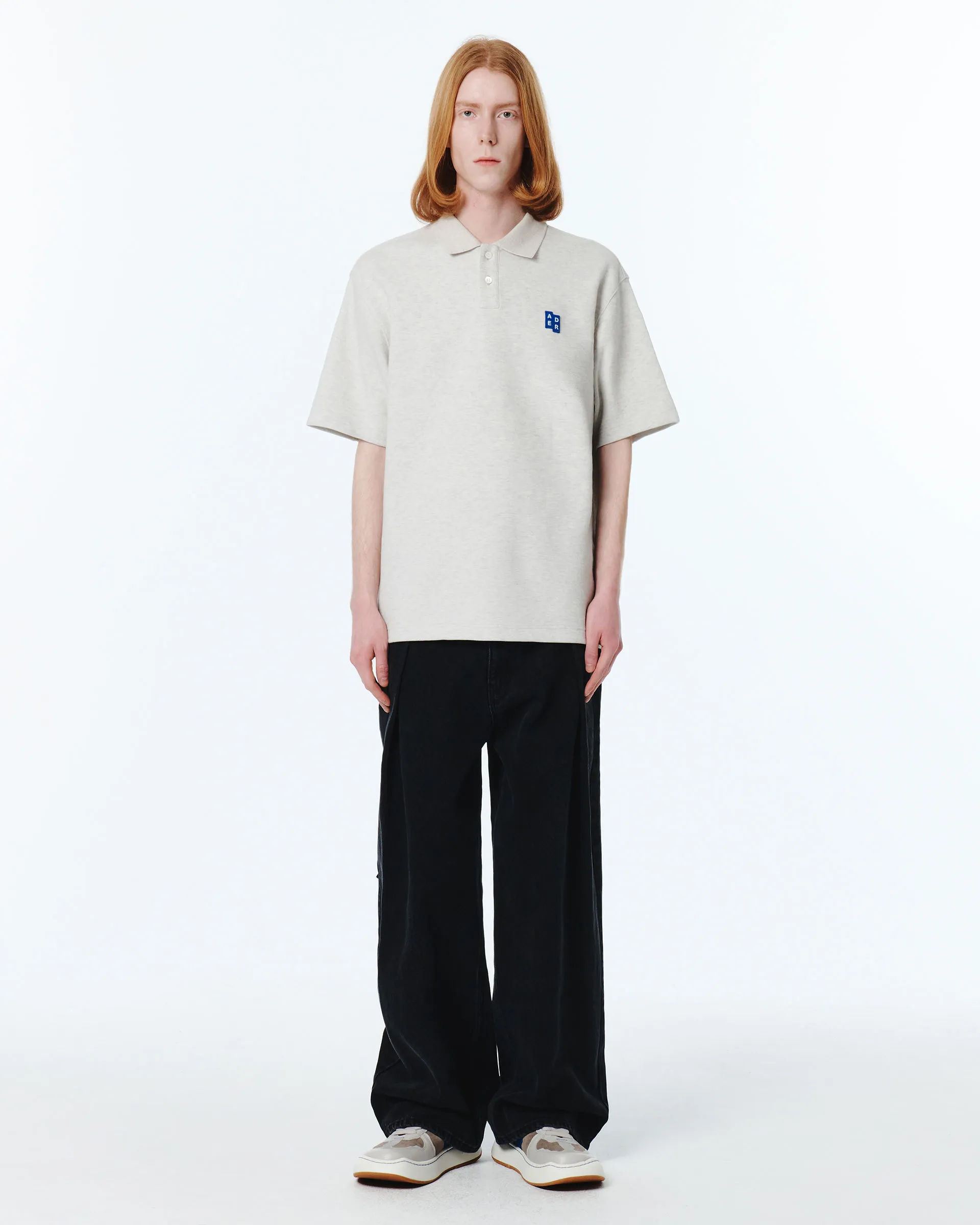 ADERERROR  |Button-down Unisex Street Style Plain Cotton Short Sleeves