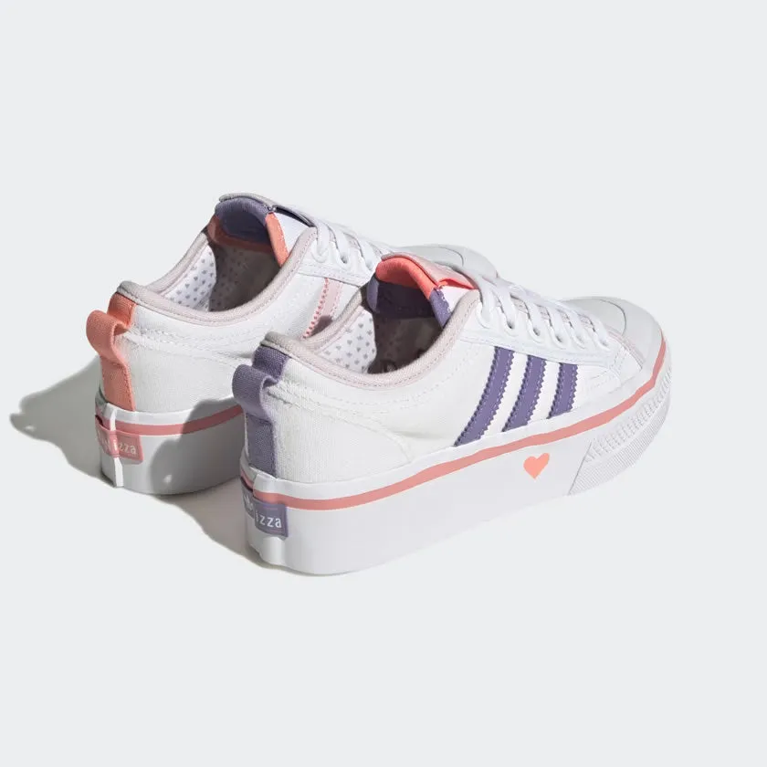 Adidas Juniors Nizza Platform Shoes GZ3547