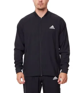 adidas Stretch Woven Jacket Men s Tennis Jacket Training Jacket H67151 Black