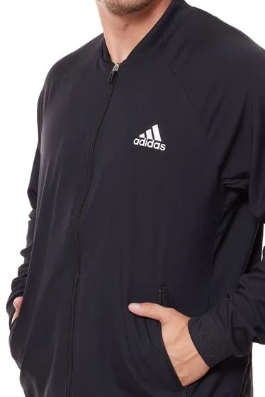 adidas Stretch Woven Jacket Men s Tennis Jacket Training Jacket H67151 Black