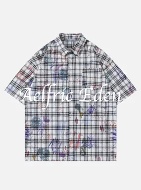 Aelfric Eden  |Button-down Other Plaid Patterns Unisex Street Style