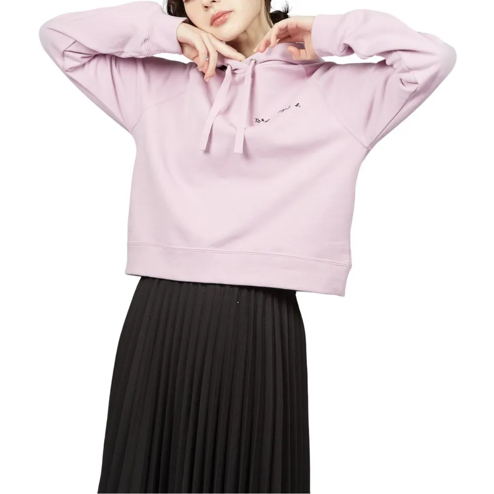 Agnes b  |Street Style Long Sleeves Plain Cotton Logo