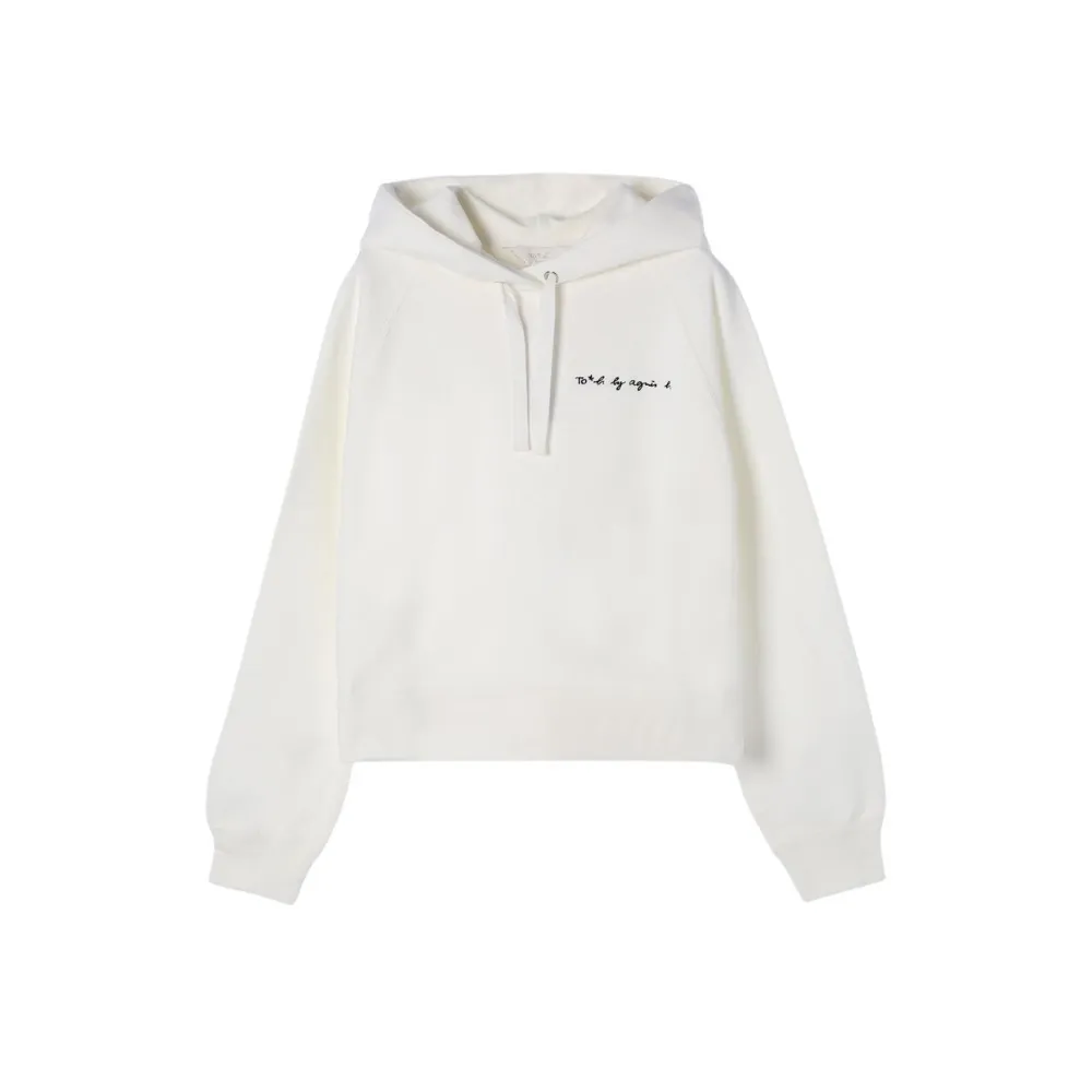 Agnes b  |Street Style Long Sleeves Plain Cotton Logo