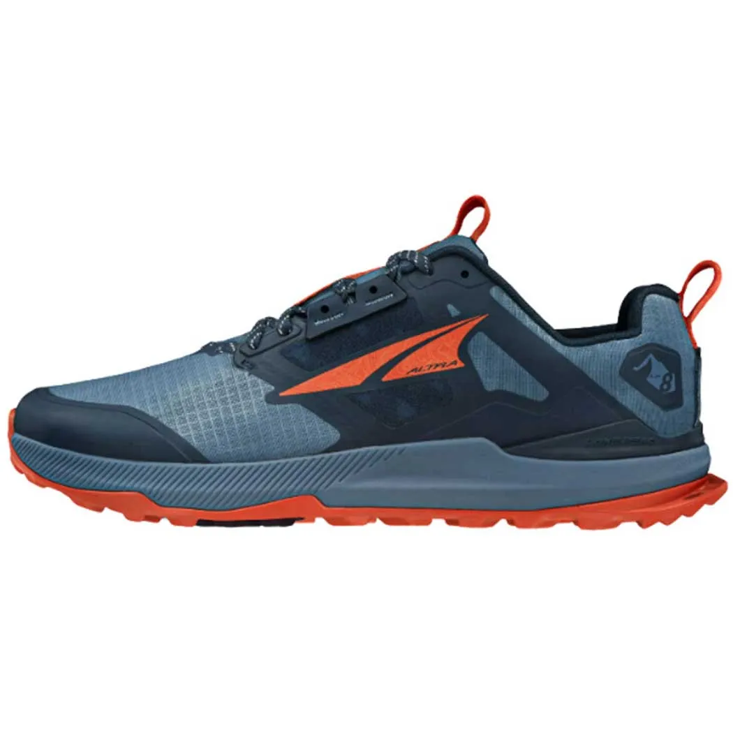 Altra Lone Peak 8 Athletic Sneaker Blue/ Orange (Men's)