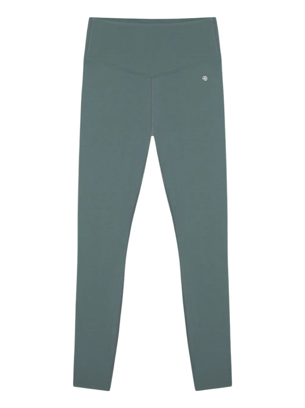 Anine Bing Blake Leggings in Dark Sage