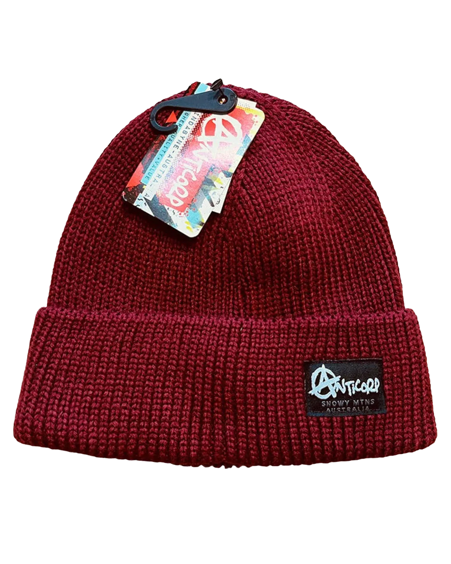 Anticorp Turn Up Beanie - Wine