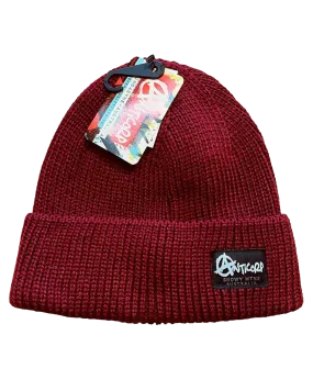 Anticorp Turn Up Beanie - Wine