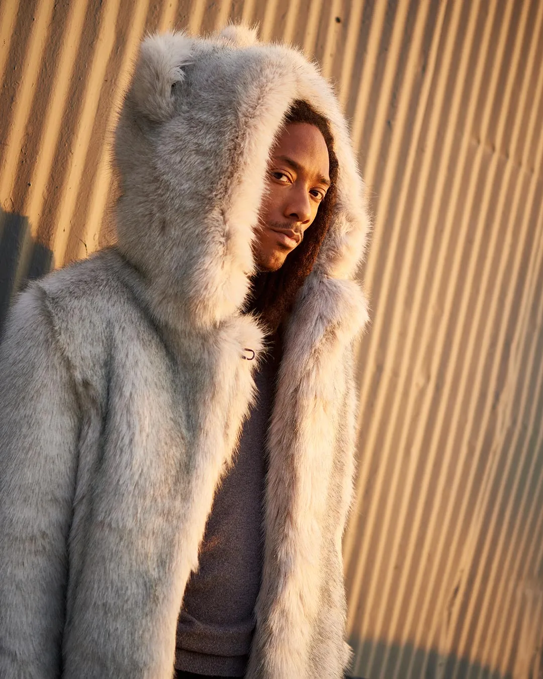 Arctic Wolf Luxe Classic Faux Fur Coat | Men's