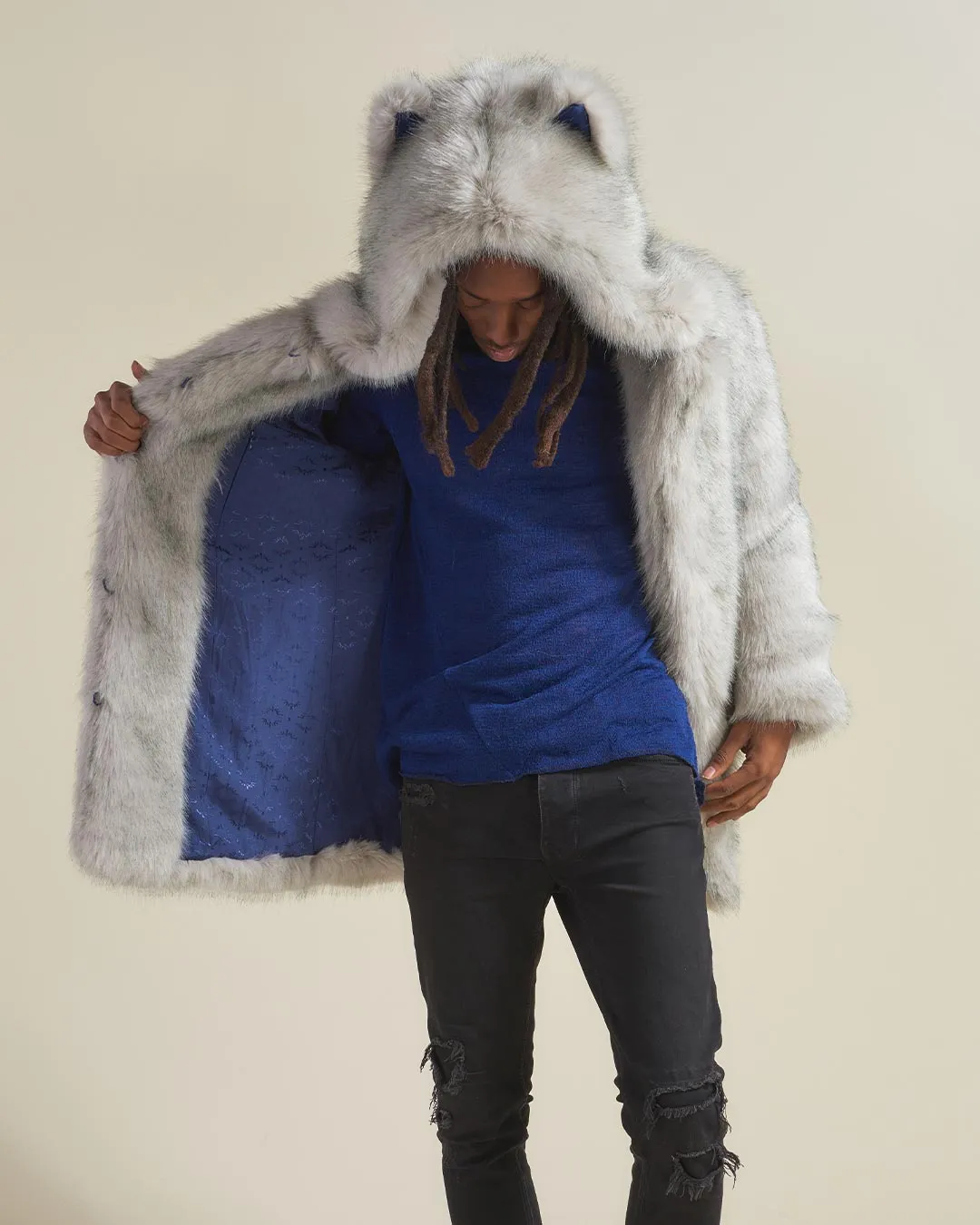 Arctic Wolf Luxe Classic Faux Fur Coat | Men's