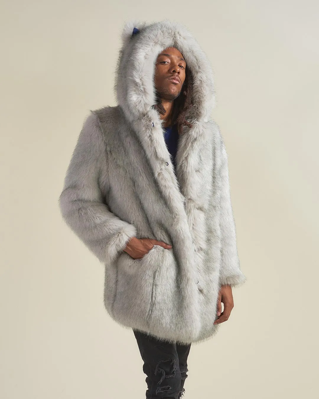 Arctic Wolf Luxe Classic Faux Fur Coat | Men's