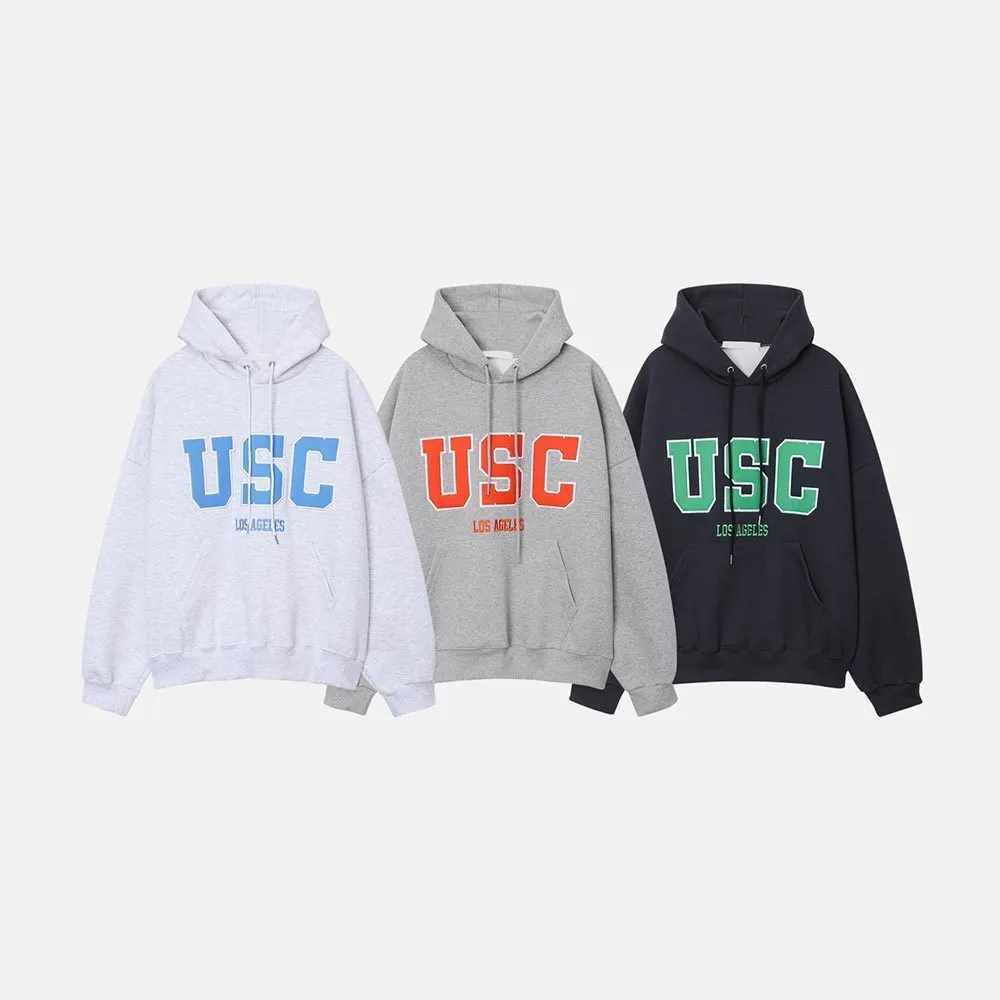 ASCLO  |Unisex Sweat Street Style Long Sleeves Cotton Oversized Logo