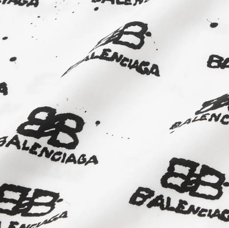 BALENCIAGA  |Button-down Monogram Unisex Street Style Short Sleeves