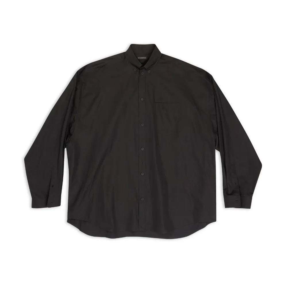 BALENCIAGA  |Button-down Unisex Blended Fabrics Street Style Long Sleeves