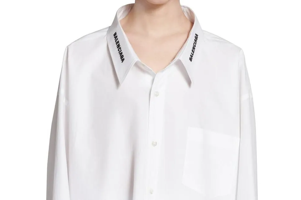 BALENCIAGA  |Button-down Unisex Street Style Long Sleeves Plain Cotton