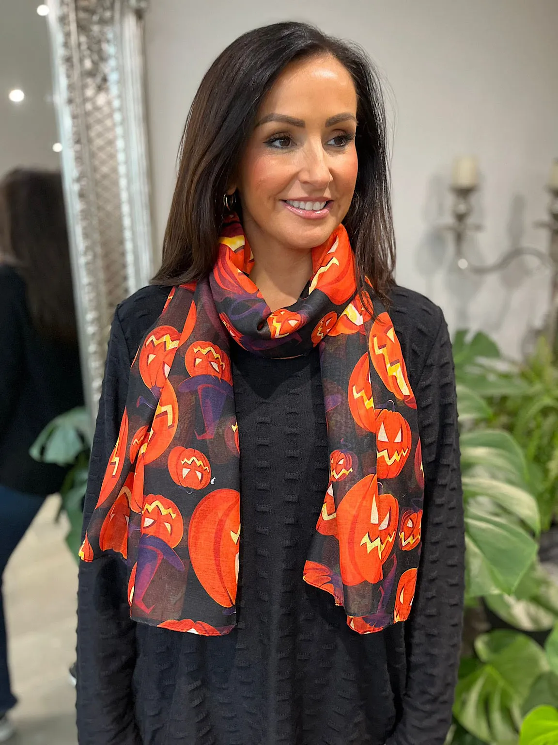 Black Pumpkin Scarf