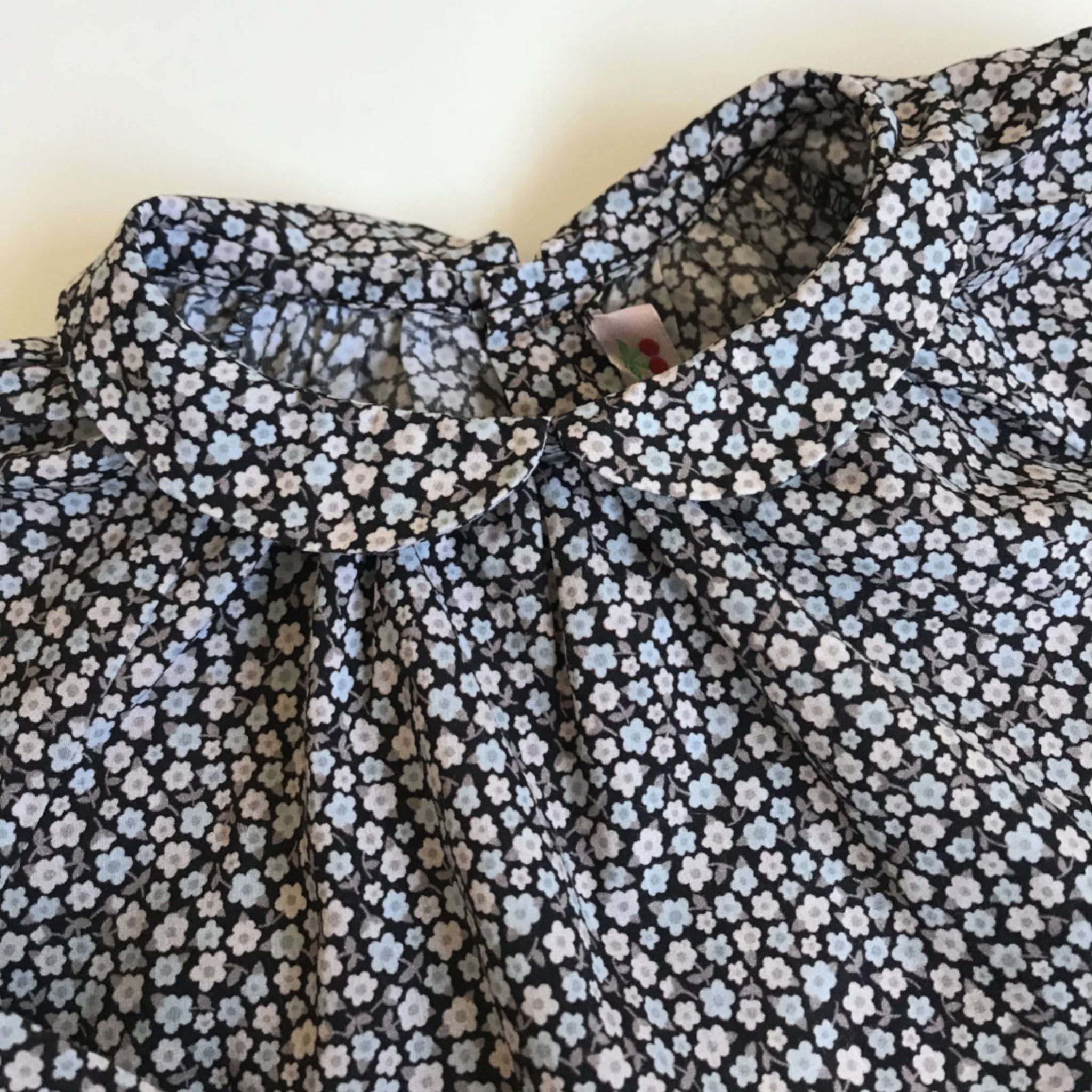 Bonpoint Liberty Print Blouse With Peter Pan Collar: 6 Months