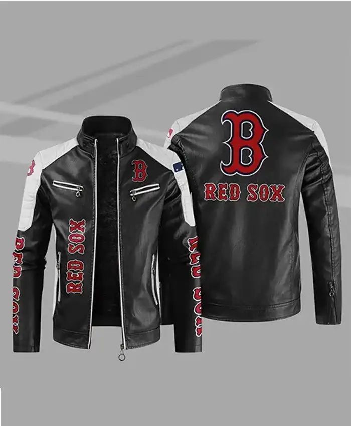 Boston Red Sox Leather Jacket - William Jacket