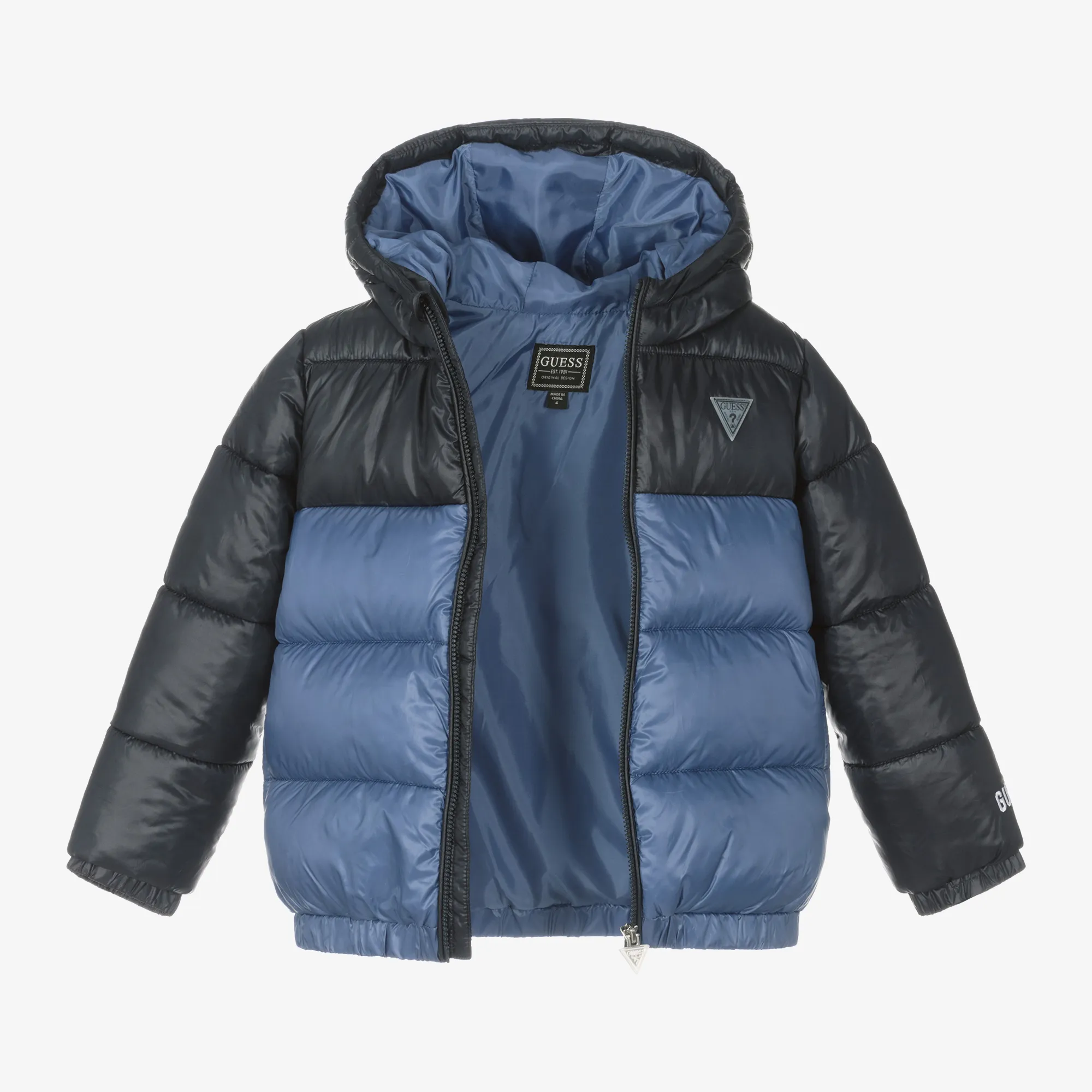 Boys Blue Puffer Jacket