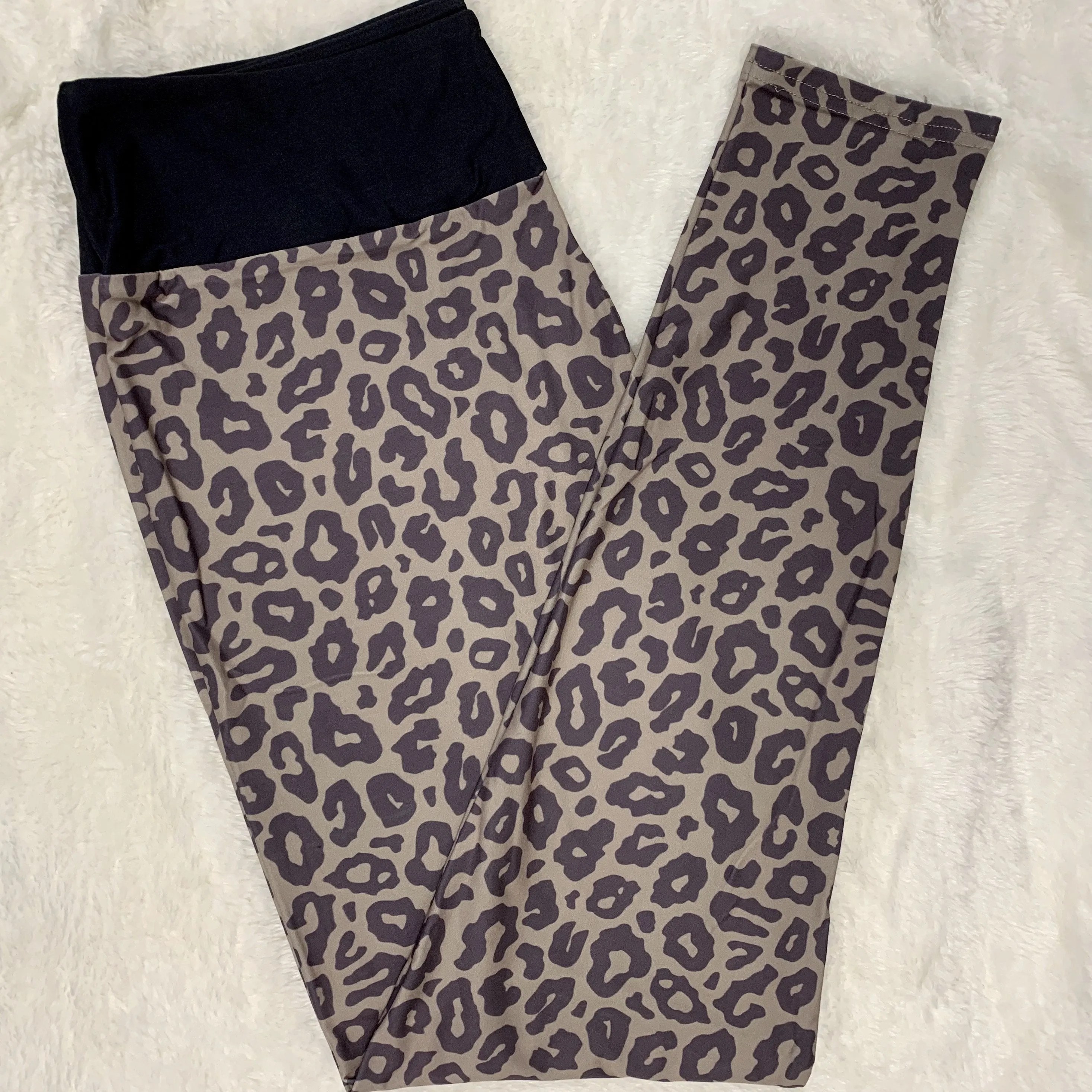 Brown Leopard Soft Leggings