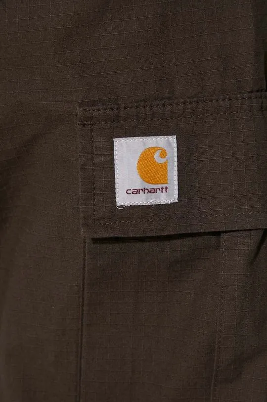 Carhartt WIP trousers Regular Cargo Pant men's brown color I032467.4702