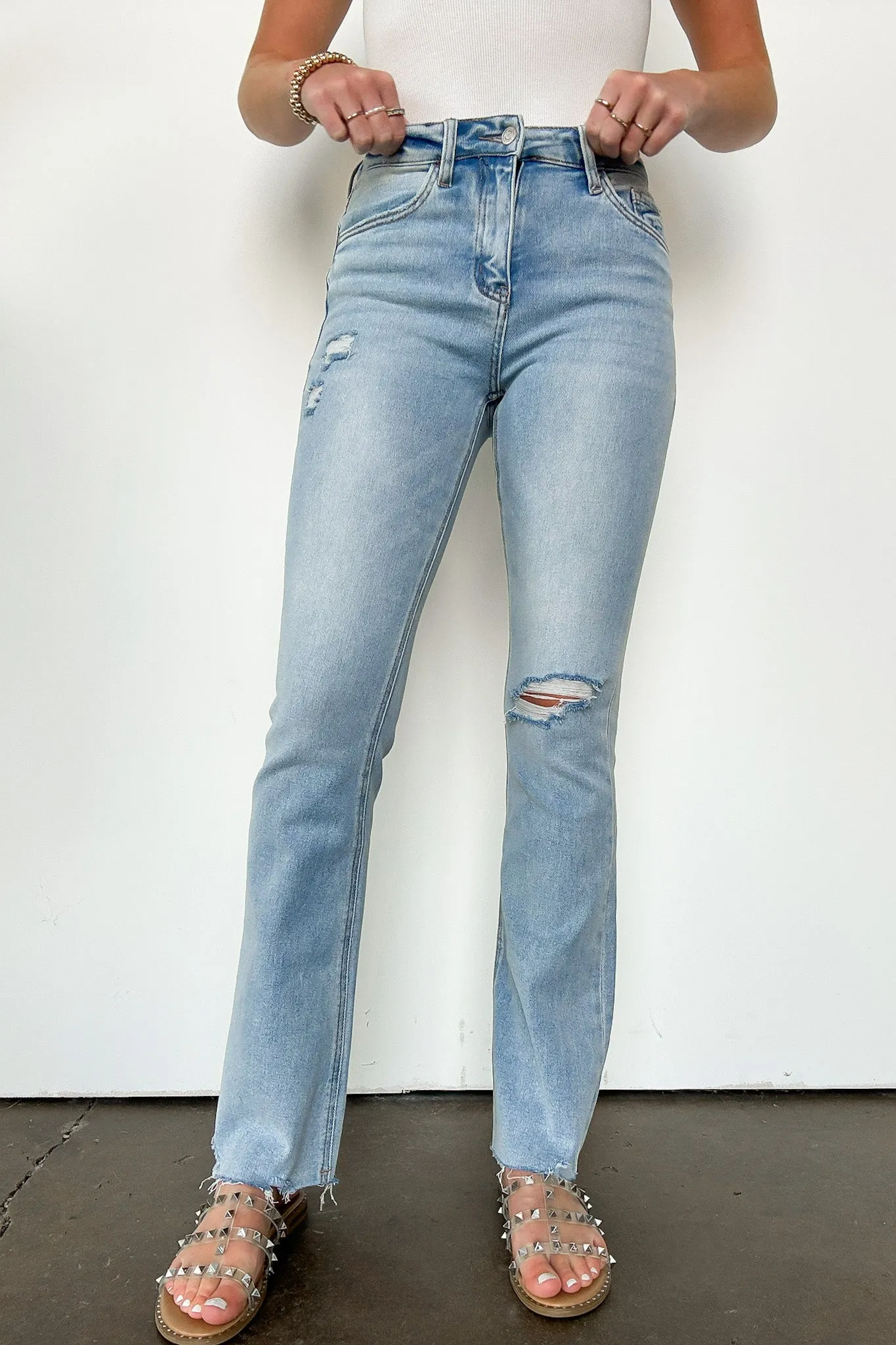 Carrill High Rise Relaxed Bootcut Jeans