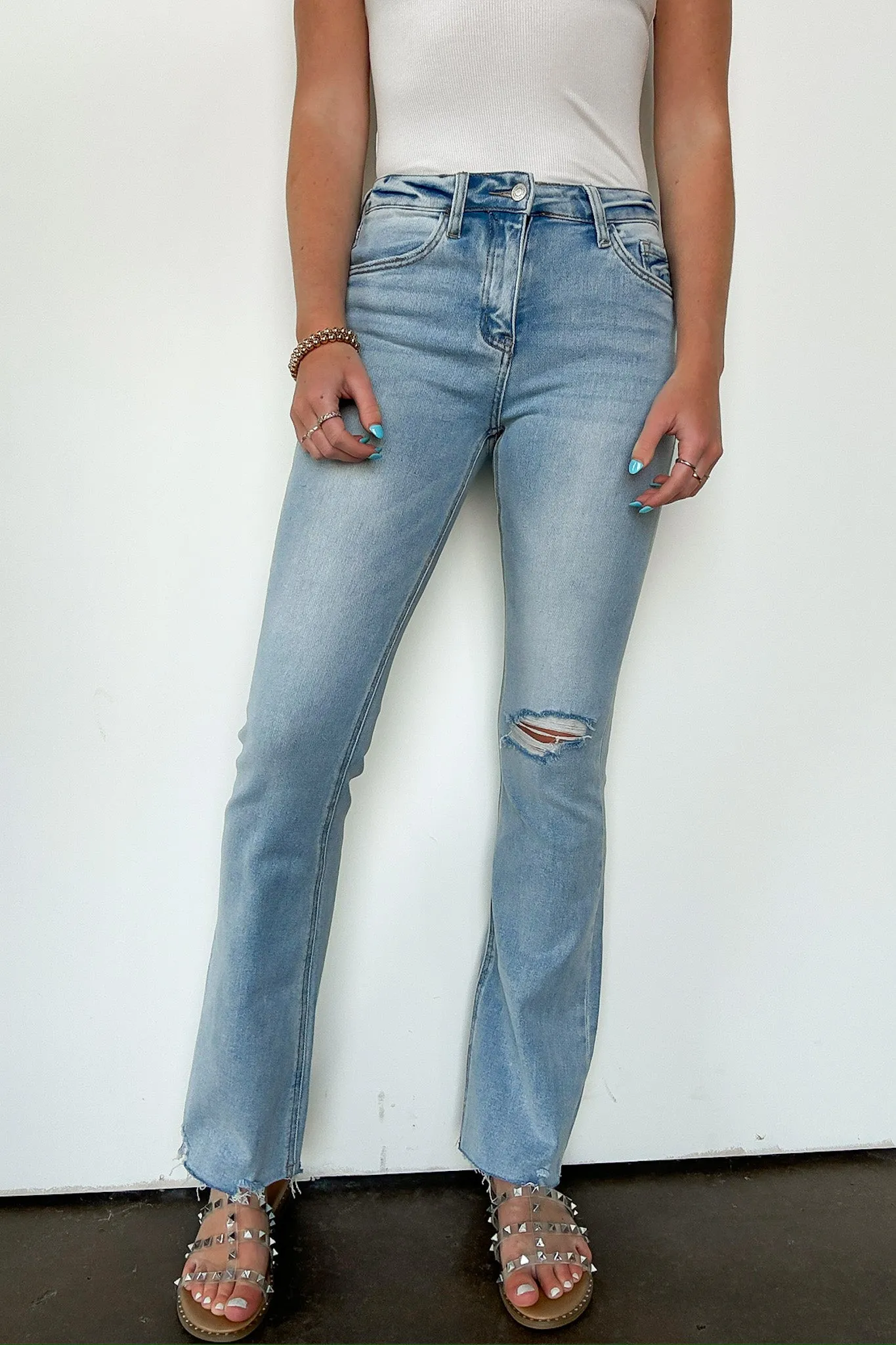 Carrill High Rise Relaxed Bootcut Jeans