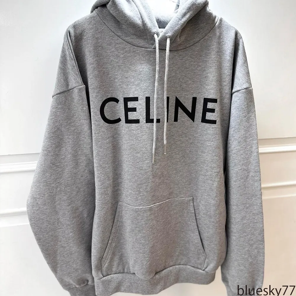 CELINE  |Unisex Street Style Long Sleeves Plain Cotton Fringes