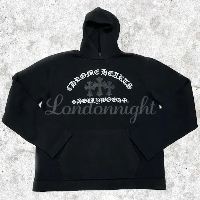 CHROME HEARTS  |Unisex Cashmere Blended Fabrics Street Style Long Sleeves