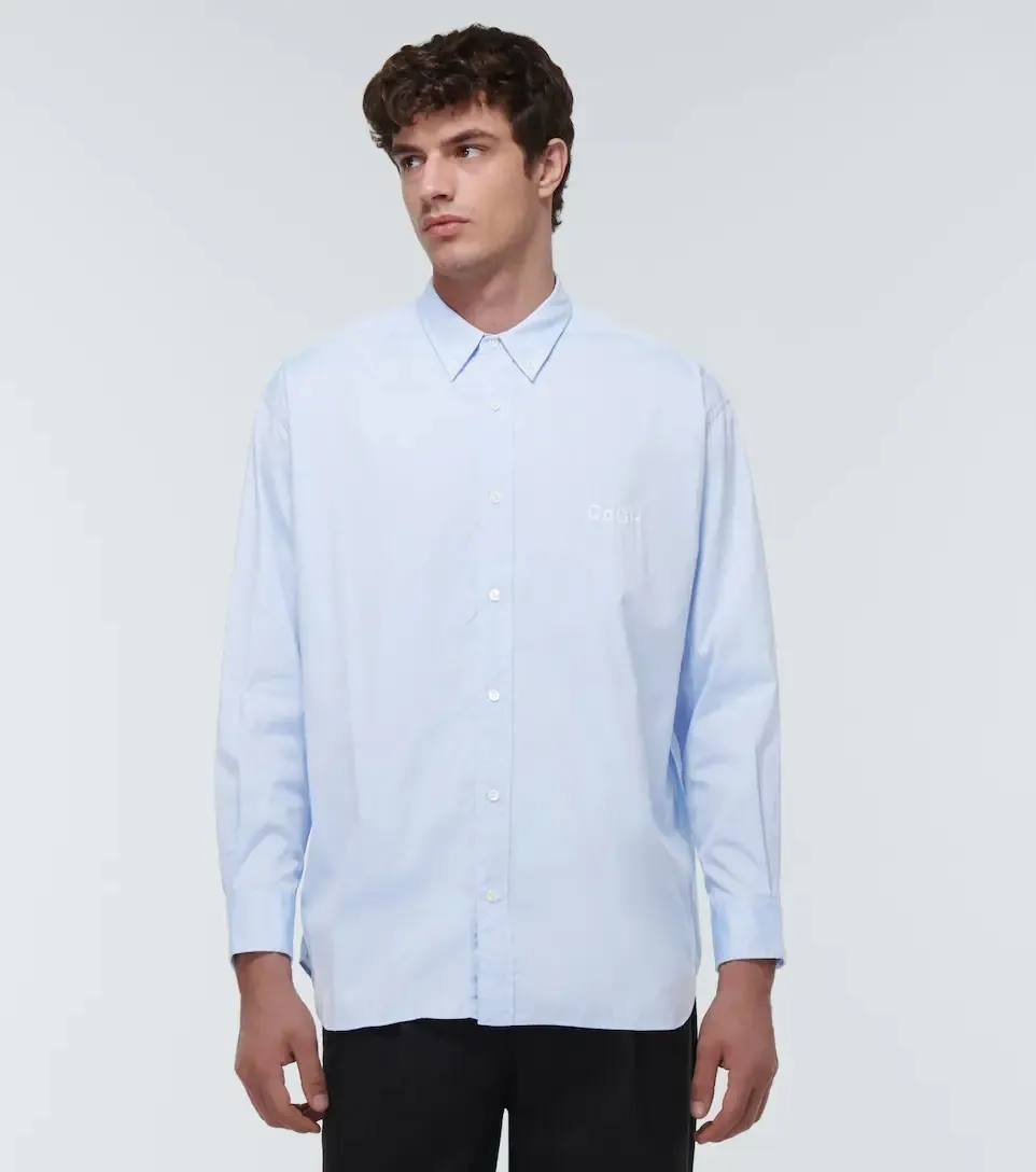 COMME des GARCONS  |Button-down Unisex Street Style Long Sleeves Plain Cotton