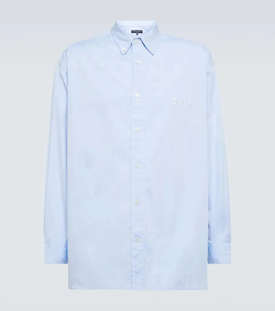 COMME des GARCONS  |Button-down Unisex Street Style Long Sleeves Plain Cotton