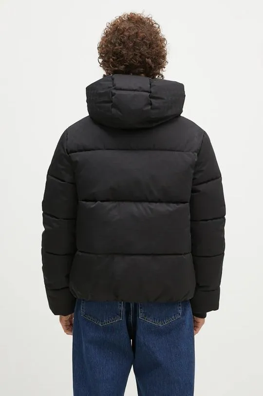 Daily Paper jacket Monogram Puffer Jacket men's black color 1000119