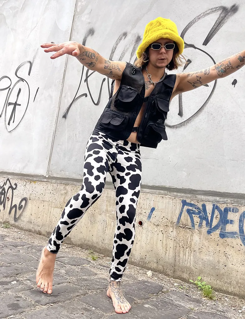 DOOF MEGGINGS - COW PRINT