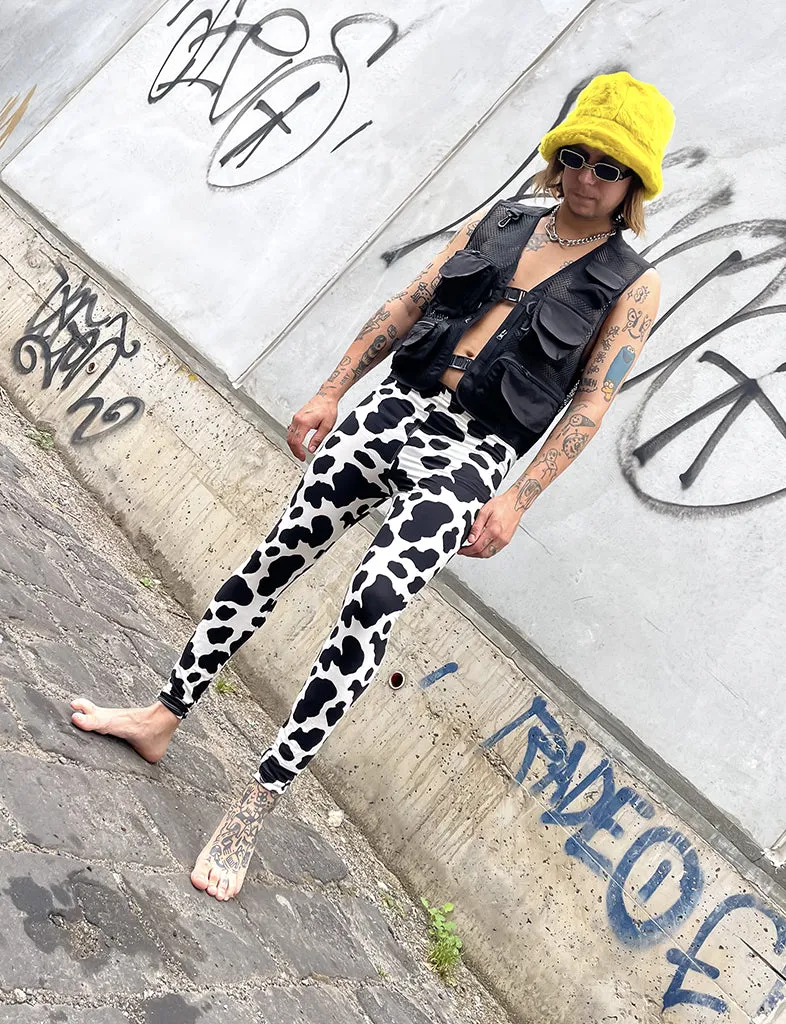 DOOF MEGGINGS - COW PRINT