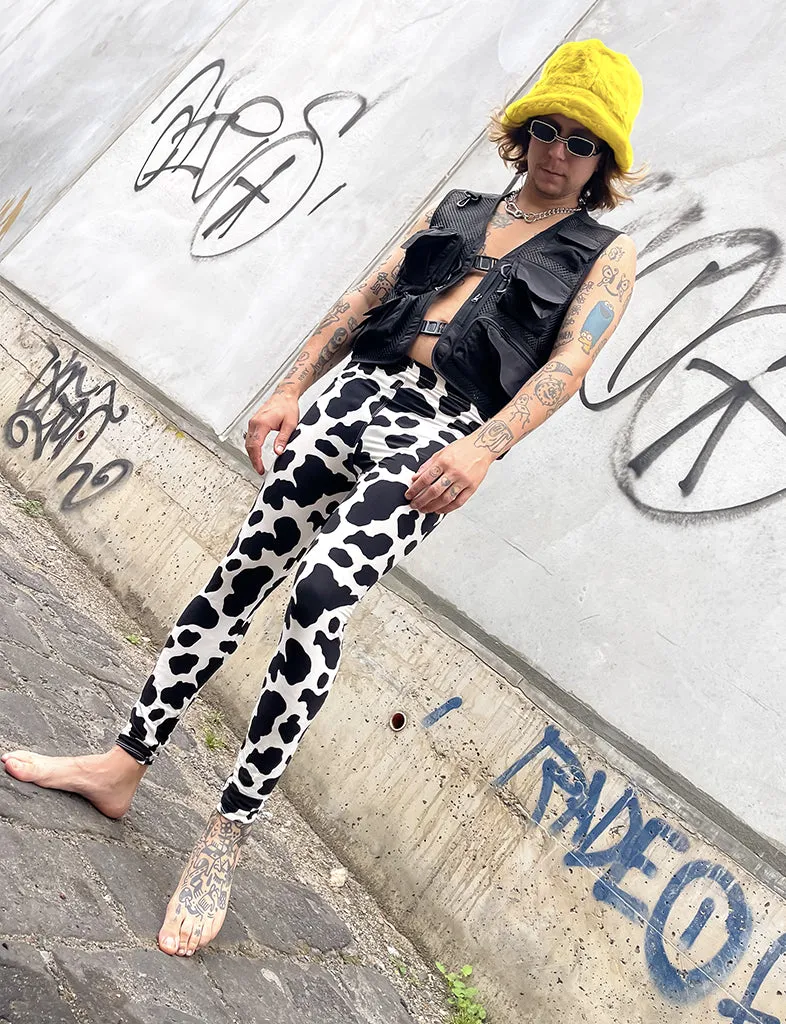 DOOF MEGGINGS - COW PRINT