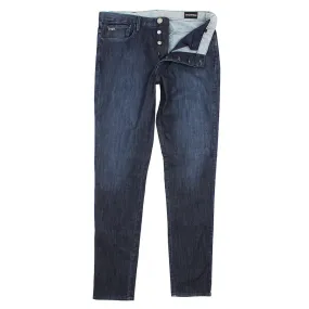 Emporio Armani - J11 1D85Z Skinny Fit Jeans in Blue Wash