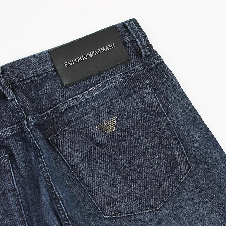 Emporio Armani - J11 1D85Z Skinny Fit Jeans in Blue Wash