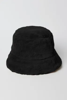 FAUX FUR BUCKET HAT