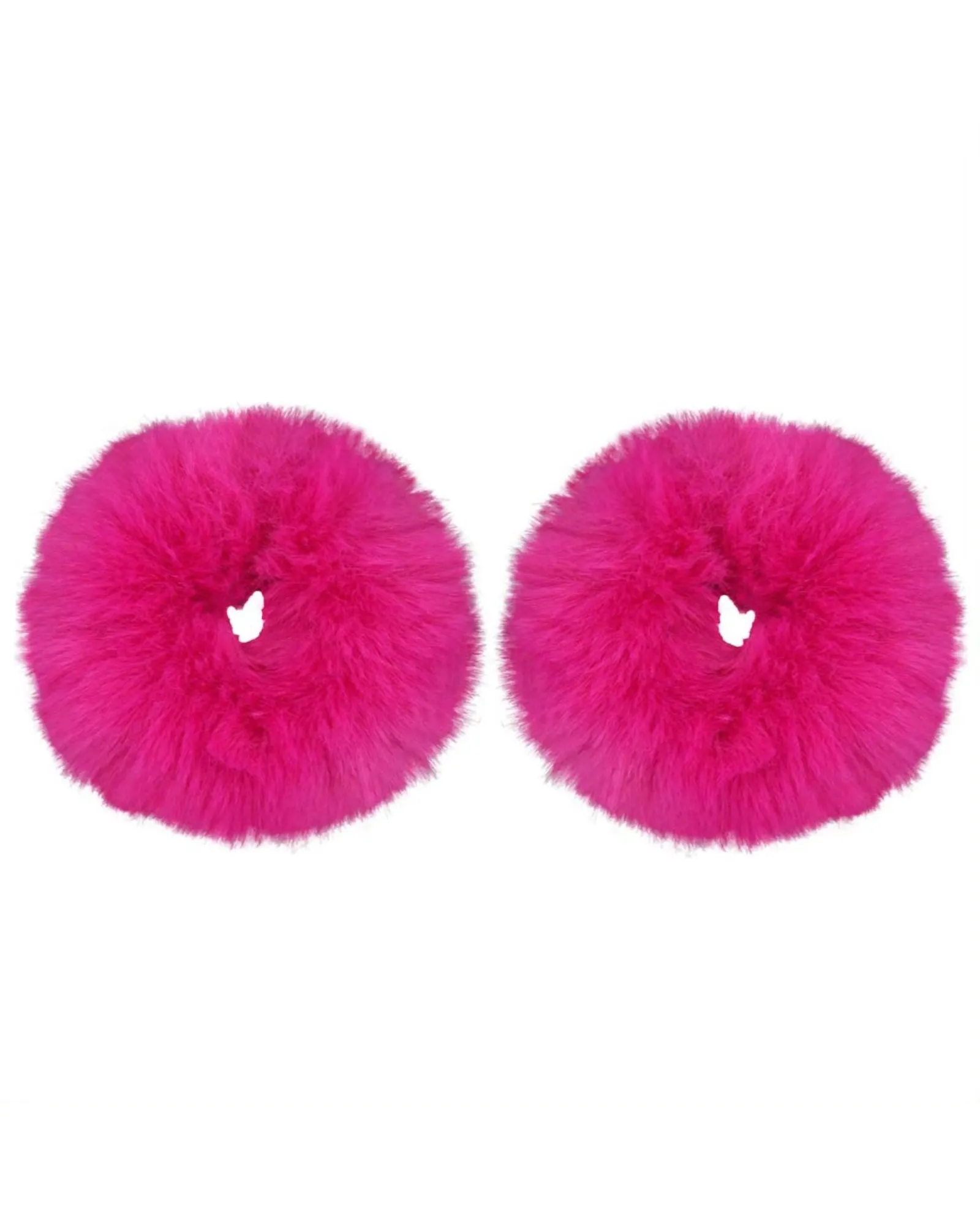 Faux Fur Hair Scrunchies