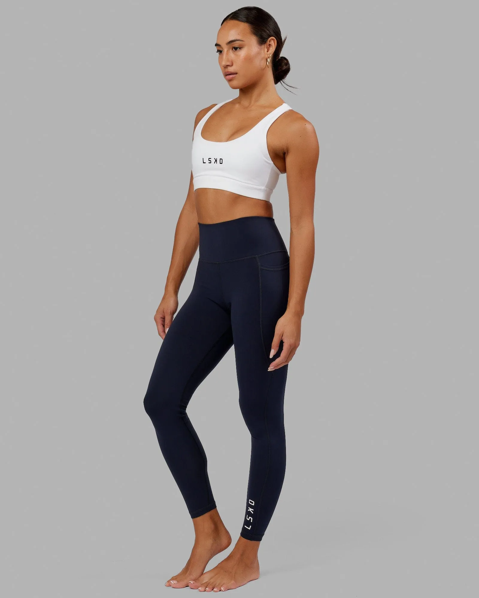 Flux Full Length Leggings - Navy