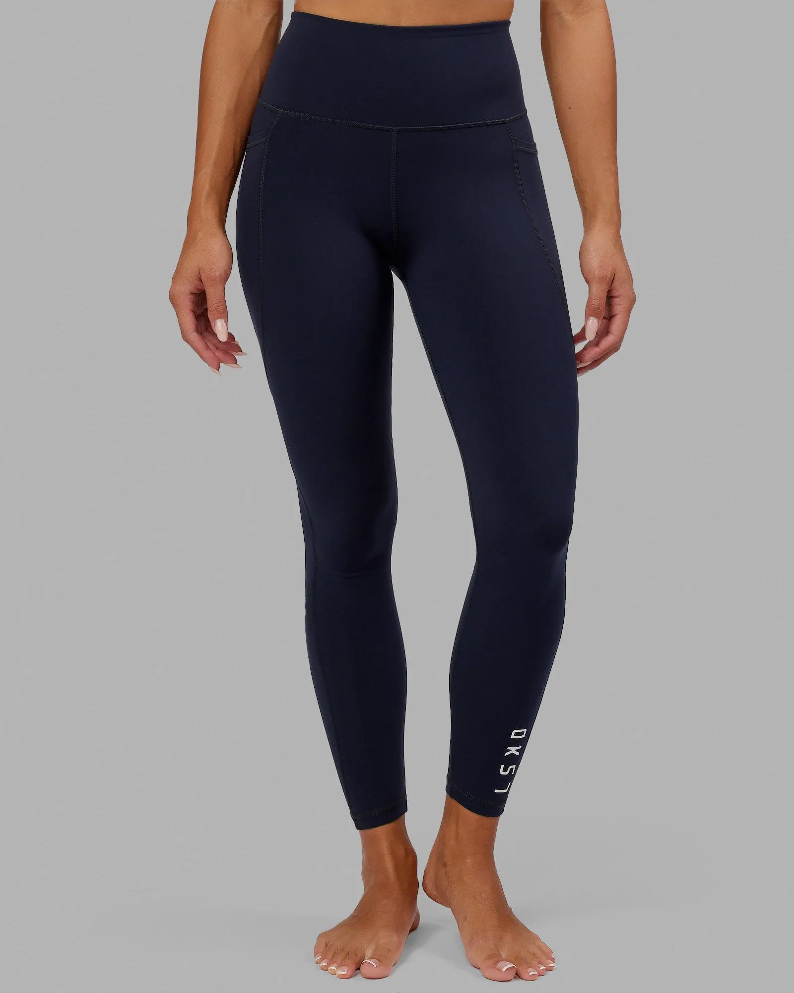 Flux Full Length Leggings - Navy