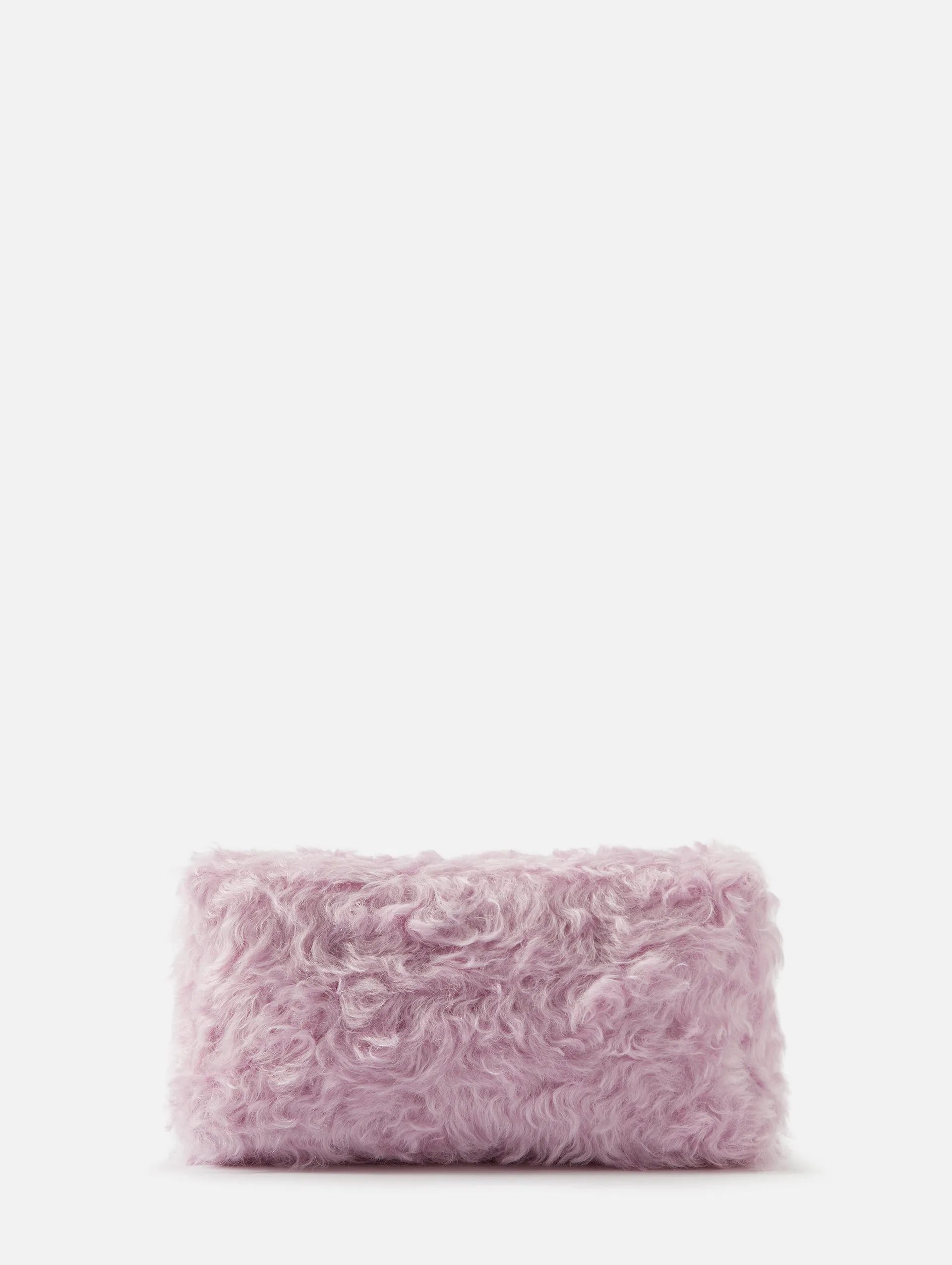 Folded Faux Fur Bag