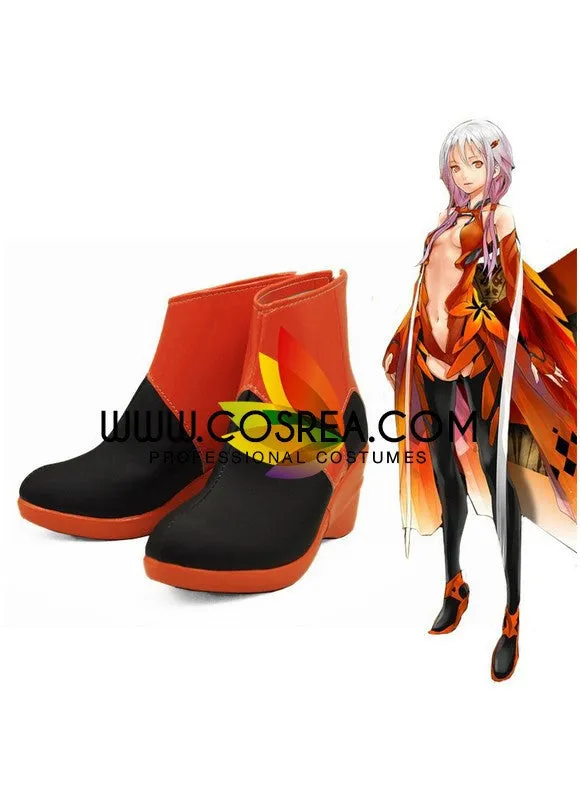 Guilty Crown Inori Battle Cosplay Shoes