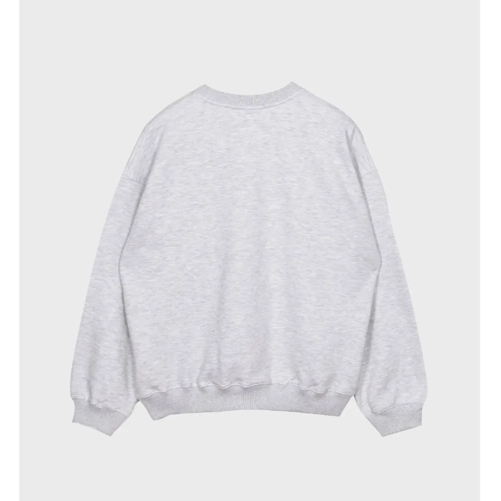 haag  |Unisex Street Style U-Neck Long Sleeves Plain Cotton